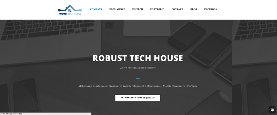 A great web design by RobustTechHouse, Singapore, Singapore: 