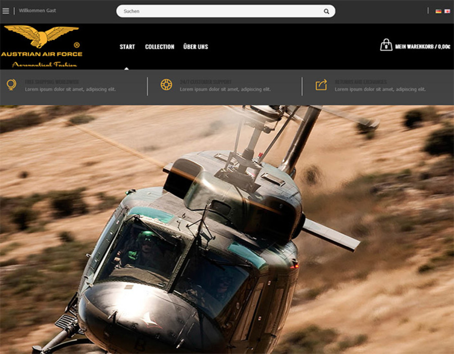 A great web design by Webcp, Linz, Austria: Responsive Website, E-Commerce
, Fashion
