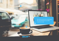 A great web design by DECAF, Berlin, Germany: 