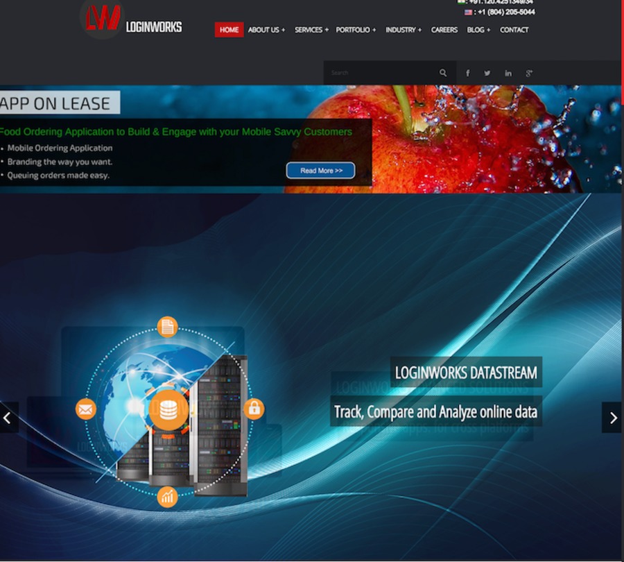 A great web design by Loginworks Softwares, Virginia, IL: 