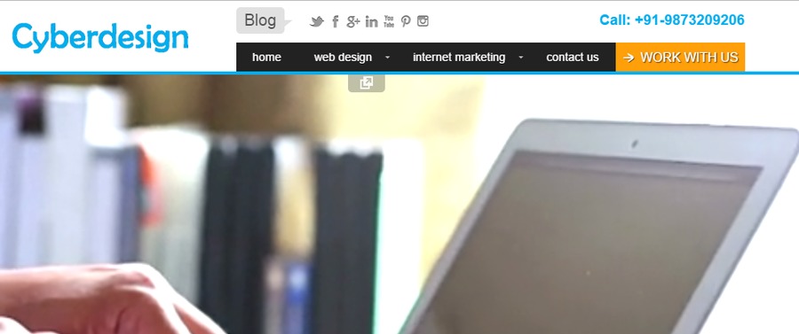 A great web design by Cyber Design, Delhi, India: 