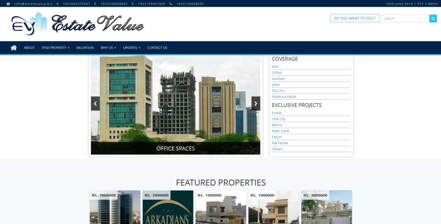 A great web design by Falah Technologies, Karachi, Pakistan: 