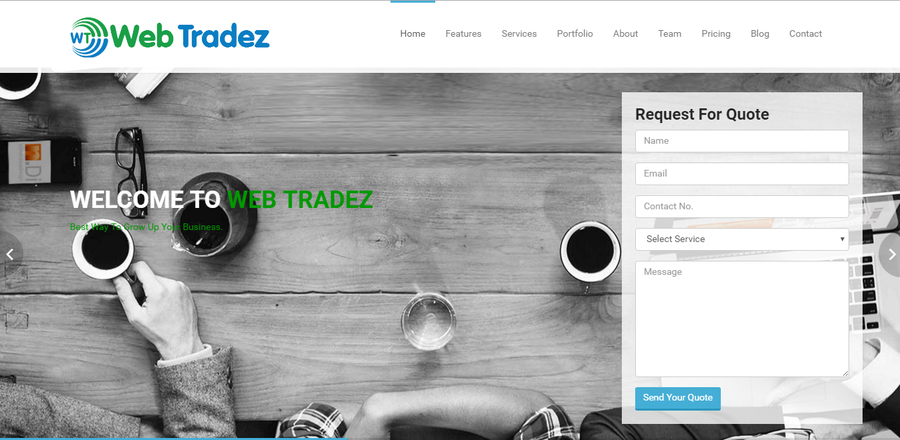 A great web design by Web Tradez, New Delhi, India: 