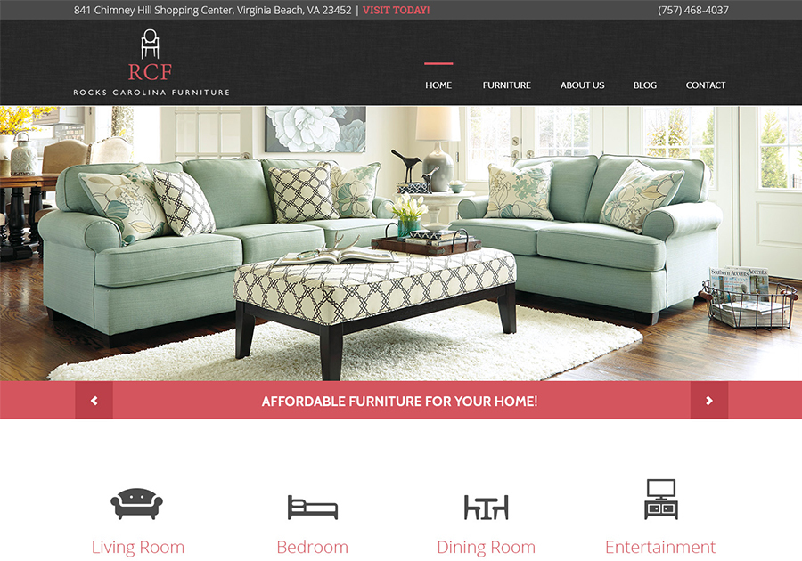 A great web design by Eternal Works, Virginia Beach, VA: 