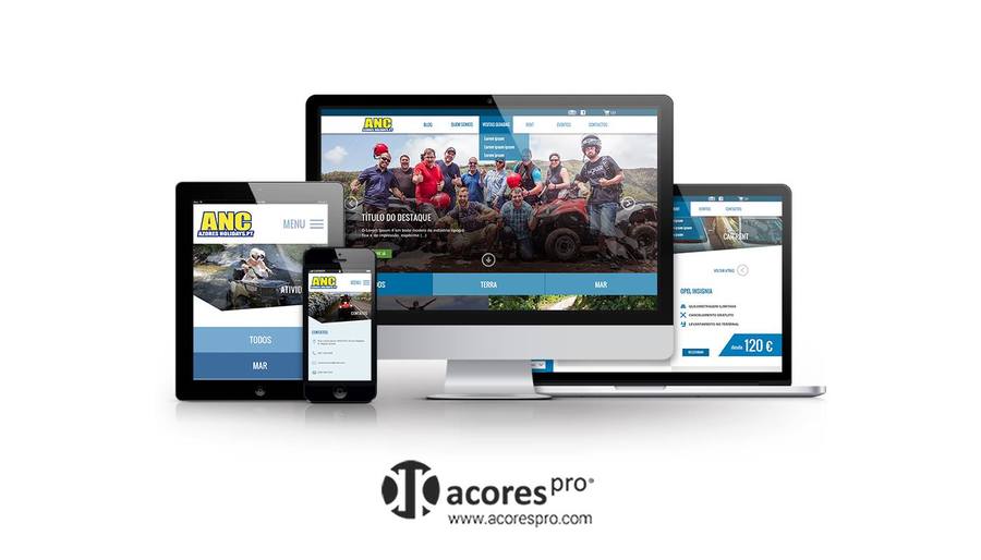 A great web design by AcoresPro - Web Design, Lisboa, Portugal: Responsive Website, E-Commerce
, Travel
, Wordpress
