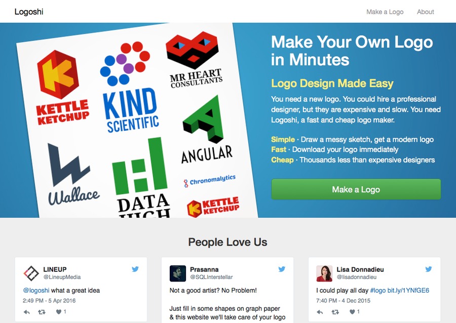 A great web design by Logoshi, Boston, MA: 