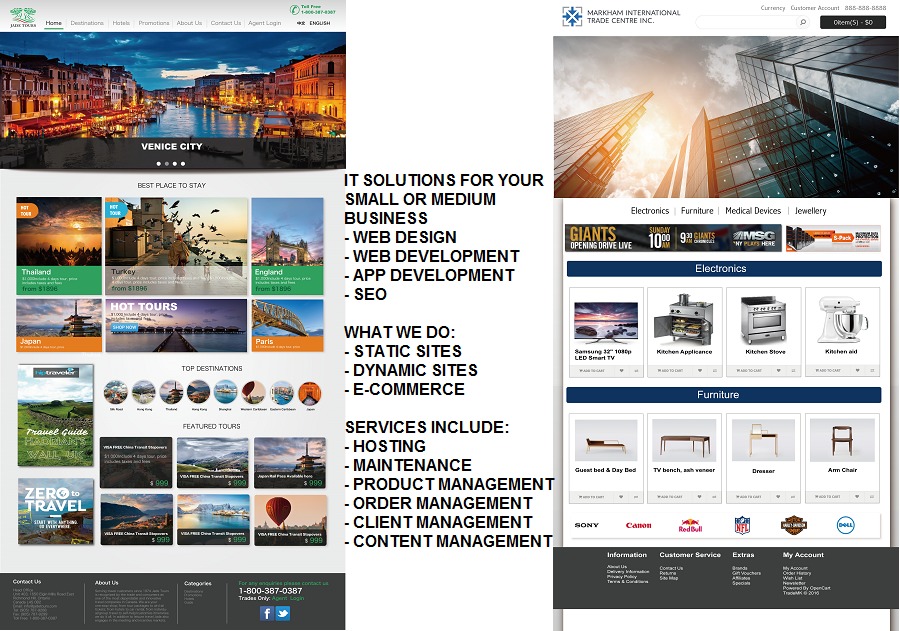 A great web design by Aurora Technology Development, Toronto, Canada: 