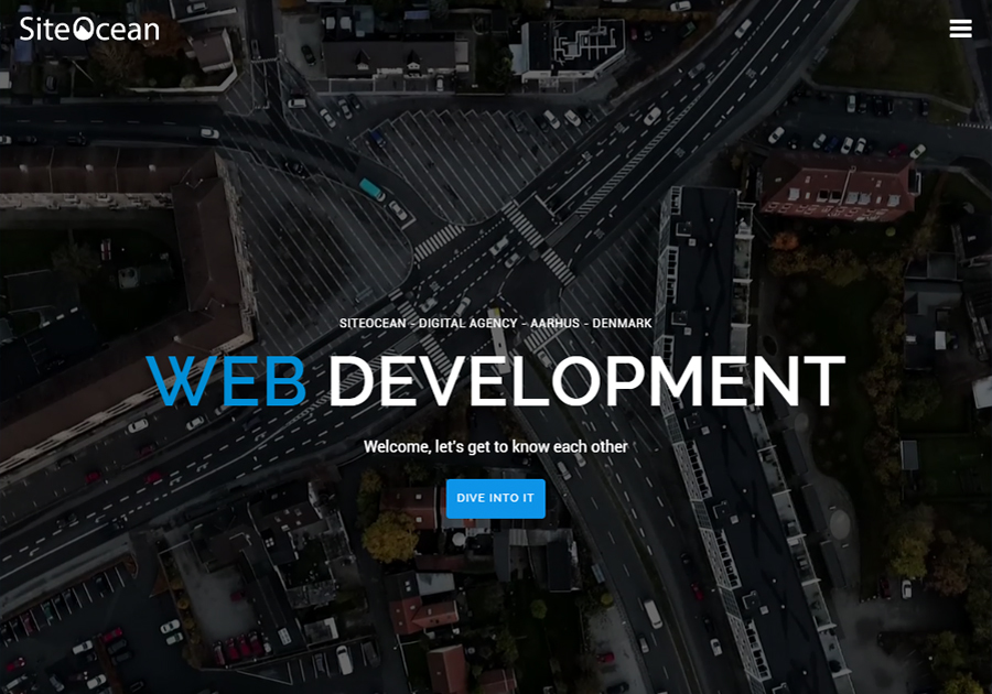 A great web design by SiteOcean, Aarhus, Denmark: 