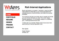 A great web design by WrApps Business Applications, Columbus, OH: 