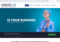 A great web design by Logics MD, Miami, FL: 
