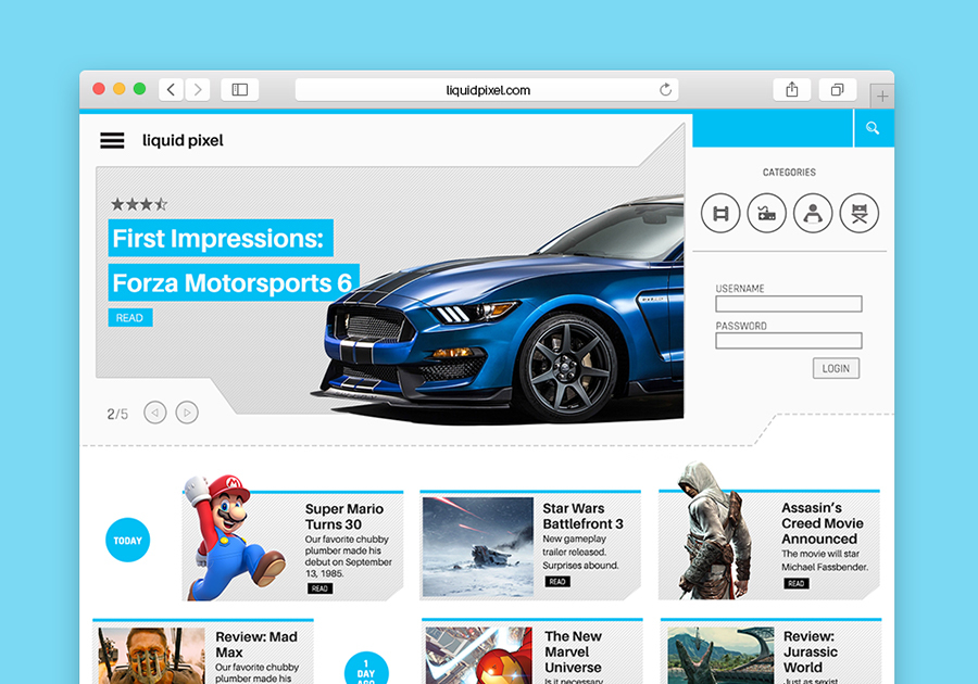A great web design by Uncanny, Brooklyn, NY: 