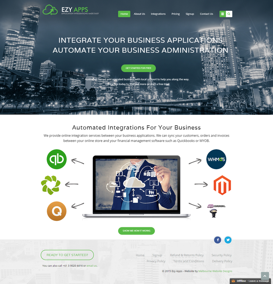 A great web design by Net Ninjas, Melbourne, Australia: 