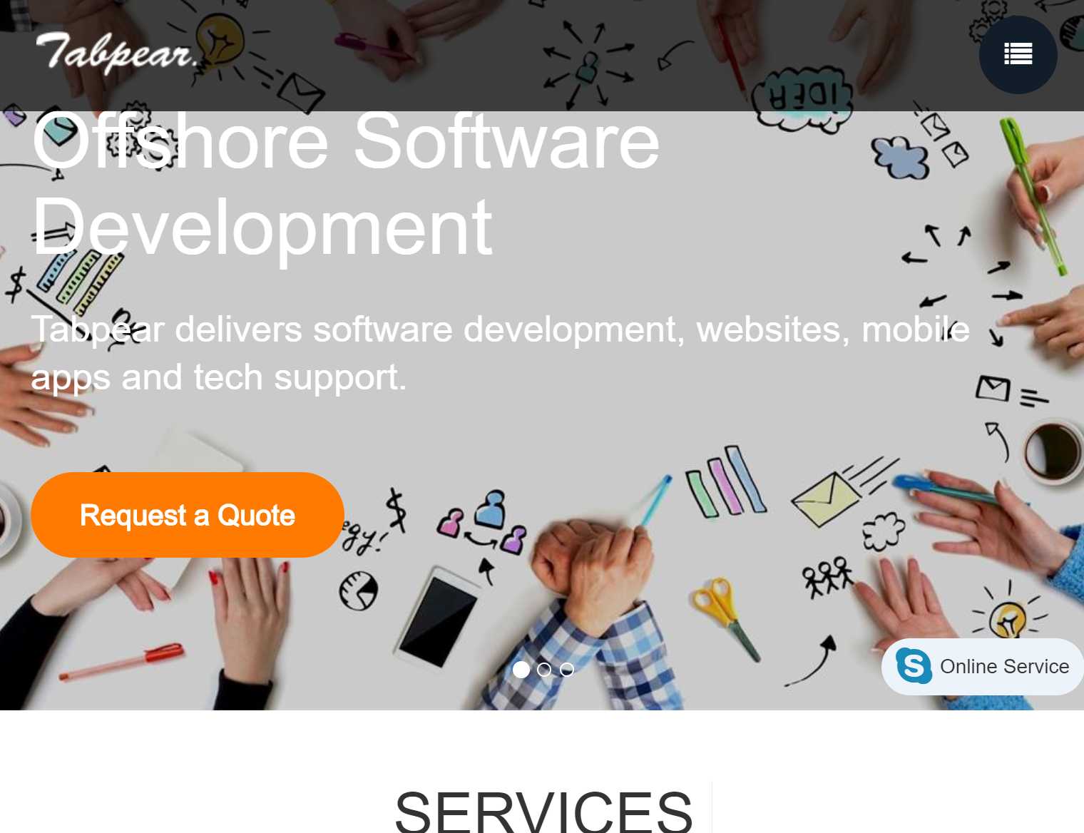A great web design by Tabpear Software Technology Co., Ltd., Xian, China: 