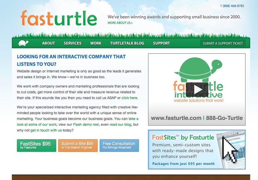 A great web design by fasturtle, Phoenix, AZ: 
