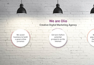 A great web design by Olio Creative Digital Agency, Mumbai, India: 