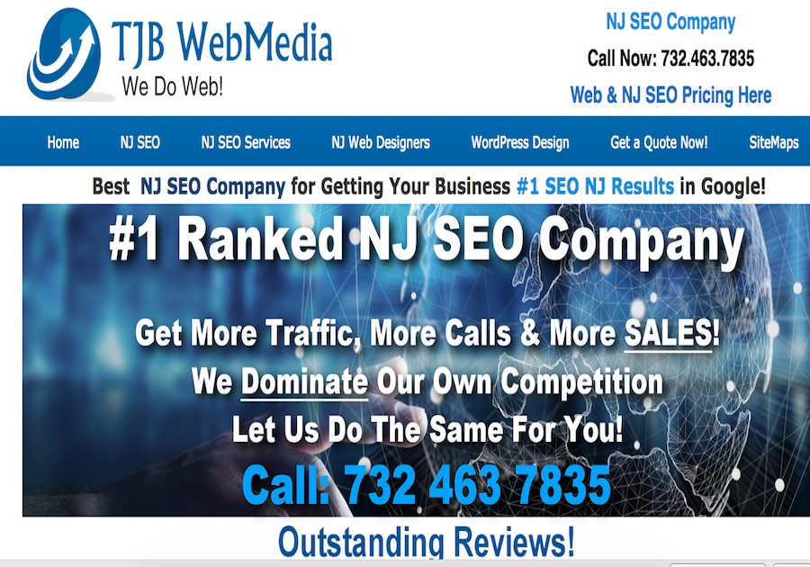 A great web design by NJ SEO Company | TJB WebMedia, Piscataway, NJ: 