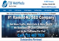A great web design by NJ SEO Company | TJB WebMedia, Piscataway, NJ: 