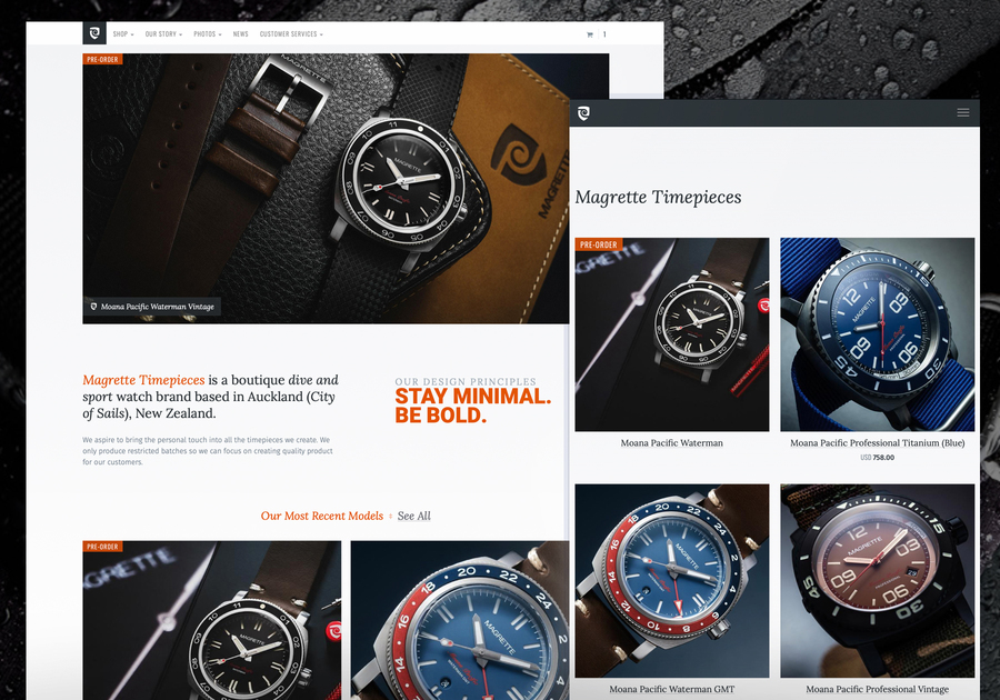 A great web design by Front&Back, Auckland, New Zealand: Responsive Website, E-Commerce
, Fashion
, PHP
