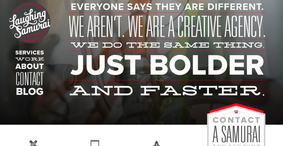 A great web design by Laughing Samurai, Orlando, FL: 