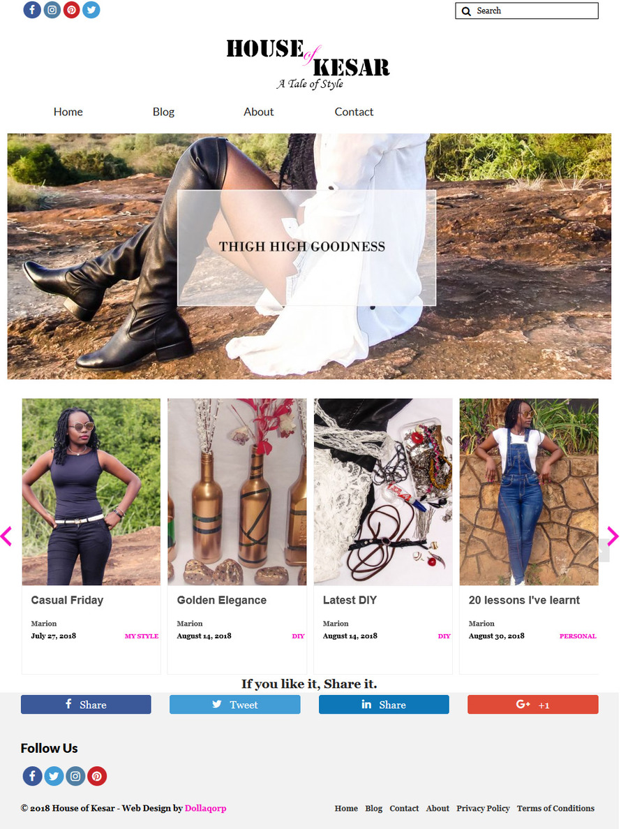 A great web design by Dollaqorp, Nairobi, Kenya: 