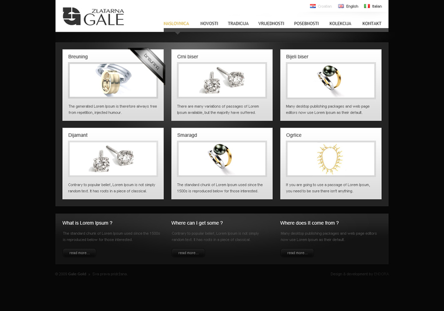 A great web design by livingforart, Zagreb, Croatia: 