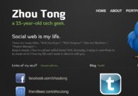 A great web design by Zhou Tong, Singapore, Singapore: 
