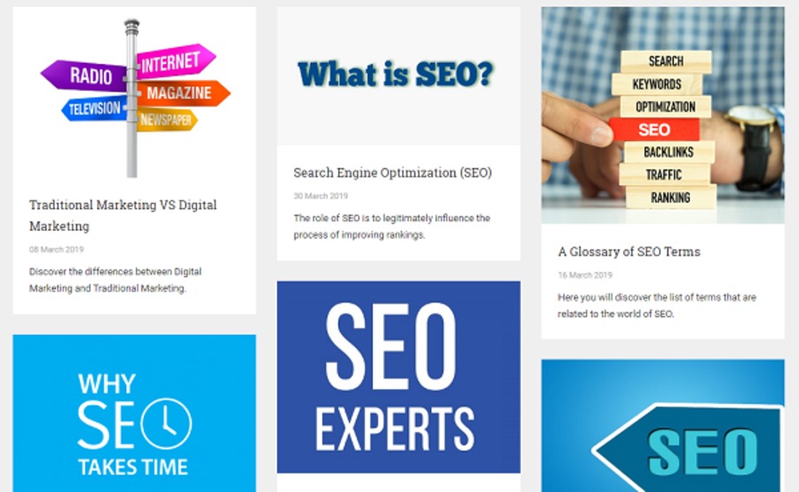 A great web design by Digital Marketing Boy Blog, Sion, India: 