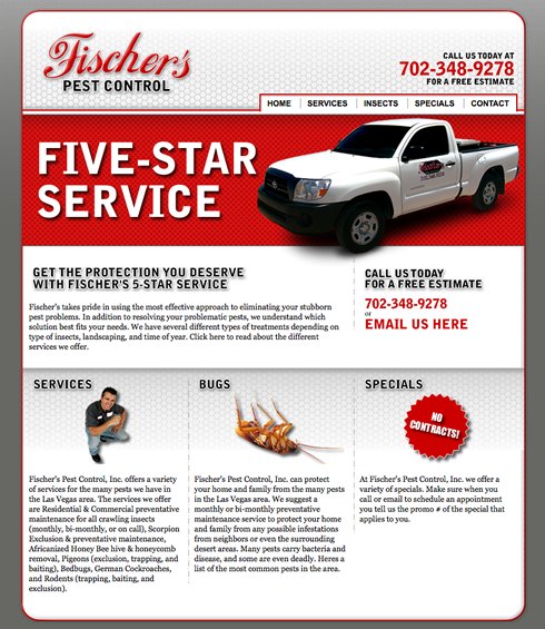 A great web design by Jeff Foster, Las Vegas, NV: 