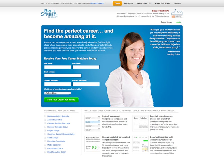 A great web design by Sean Johnson, Chicago, IL: 