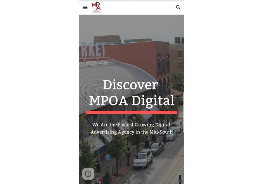 A great web design by MPOA Digital, Little Rock, AR: 