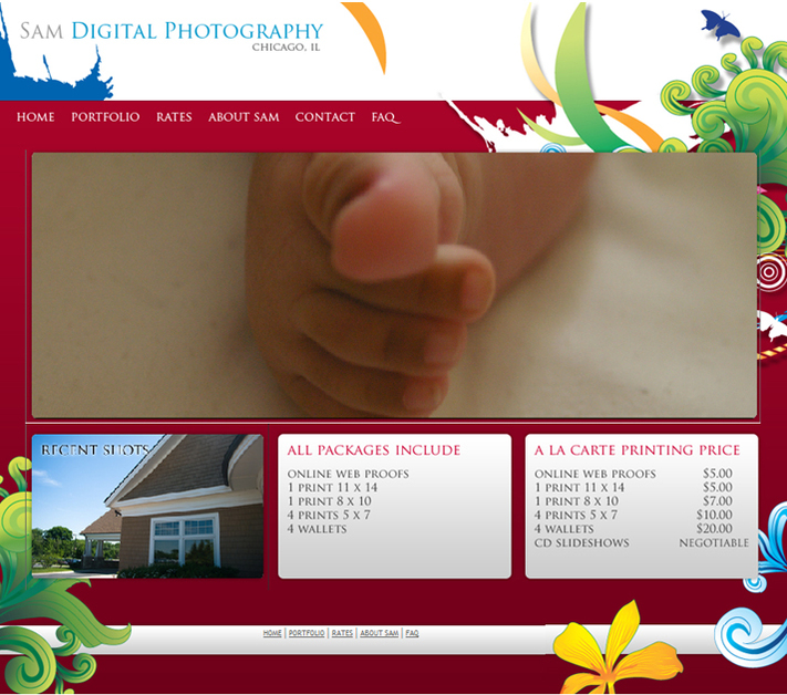 A great web design by Sam Graphic Design, Chicago, IL: 