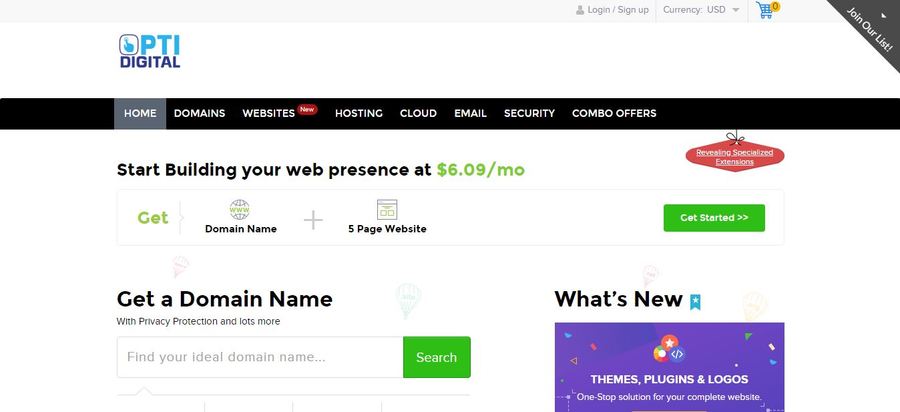 A great web design by Opti Digital, Las Vegas, NV: 