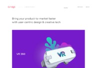 A great web design by Crisp Studio, Sumy, Ukraine: 