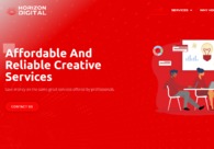 A great web design by Horizon Digital, Washington D.c., DC: 