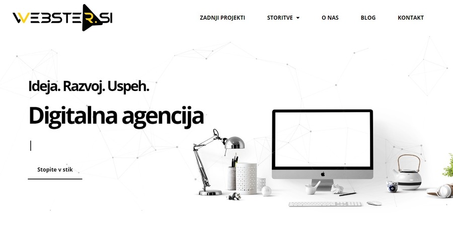 A great web design by Webster, spletne storitve, Radovljica, Slovenia: 