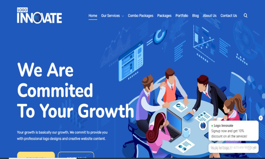 A great web design by Logo Innovate, Mountain View, CA: 