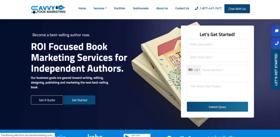 A great web design by Savvy Bookmarketing, Teaneck, NJ: 