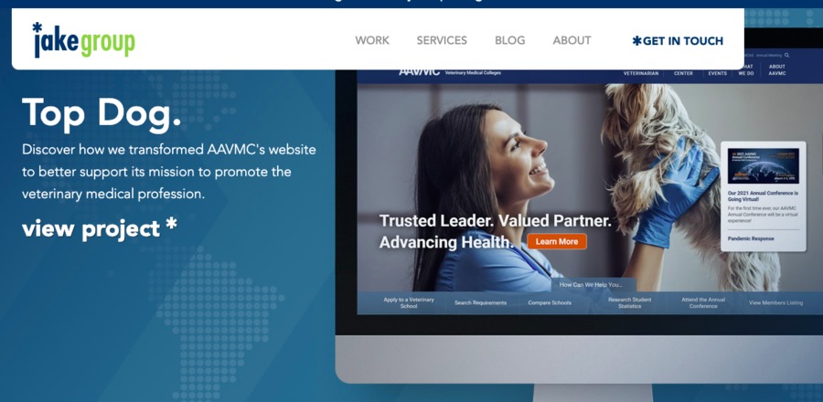 A great web design by Jake Group, Washington, DC: 