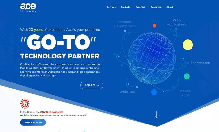 A great web design by Ace Infoway, Los Angeles, CA: Responsive Website, Marketing Website
, Technology
, Static HTML
