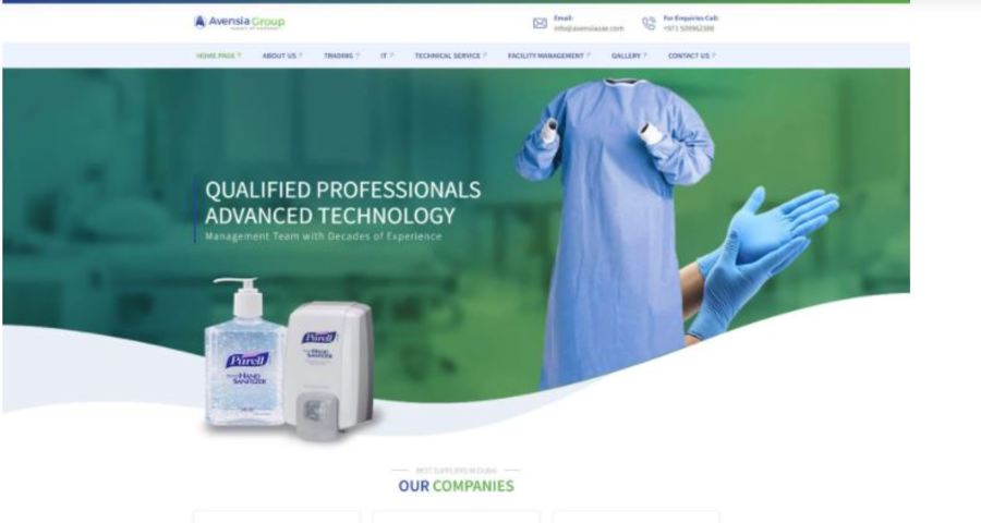 A great web design by CoralWebConcept, Dubai, United Arab Emirates: 