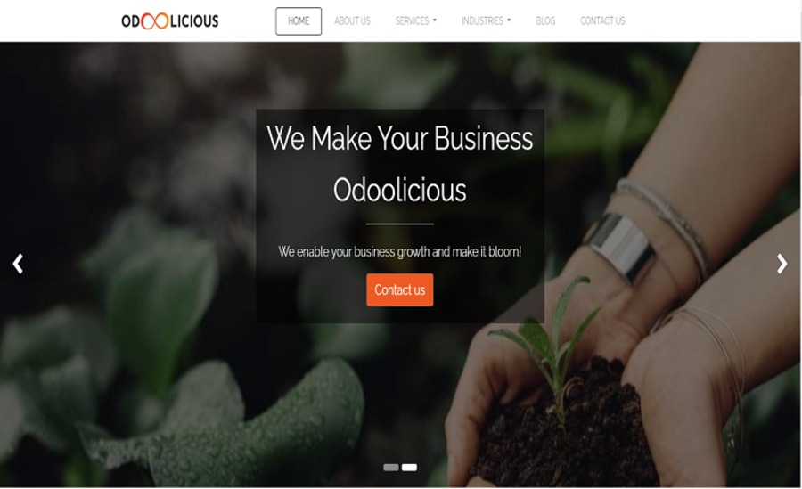 A great web design by Odoolicious, London Mills, IL: 