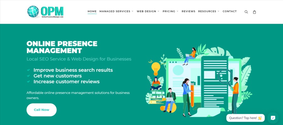 A great web design by Online Presence Manager Inc., Clearwater, FL: 