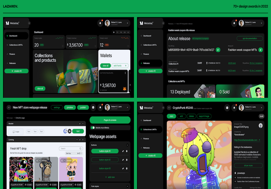 A great web design by Lazarev. Agency, New York, NY: Other, Web Application
, Technology
, Design Only
