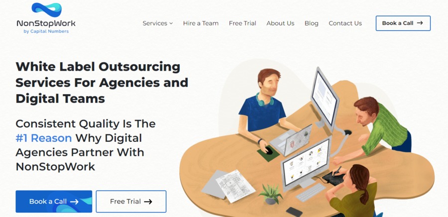 A great web design by NonStopWork, San Francisco, CA: 