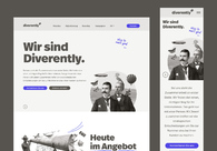 A great web design by Diverently, Hamburg, Germany: Responsive Website, Marketing Website
, Marketing
, Other