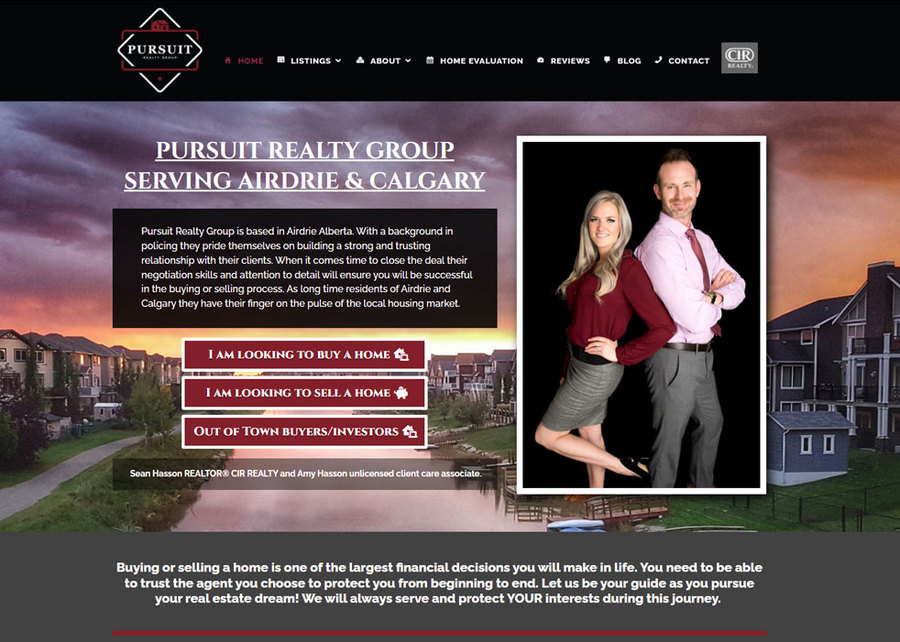 A great web design by Advance Web Solutions, Calgary, Canada: 