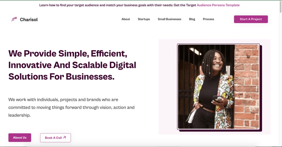 A great web design by Charisol Technology, California, CA: 