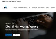 A great web design by Jeff Social Marketing, Toronto, Canada: 