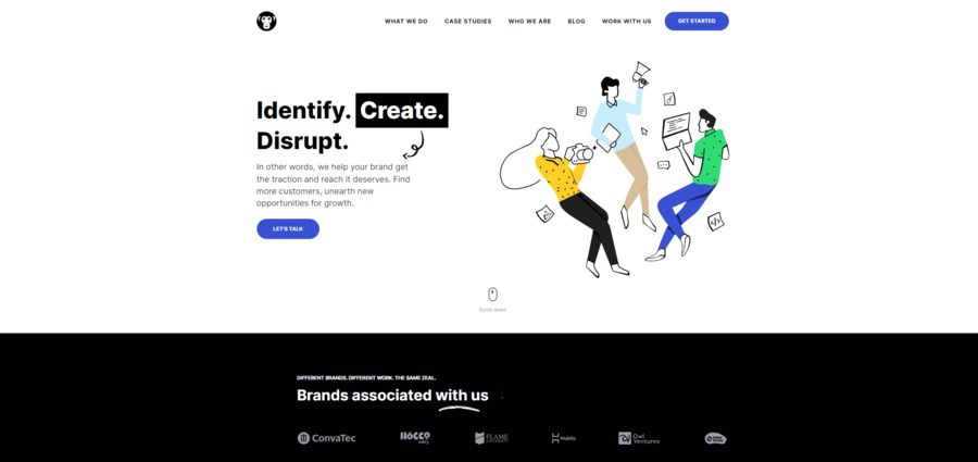 A great web design by Bonoboz Marketing Services Pvt. Ltd., Ahmedabad, India: 