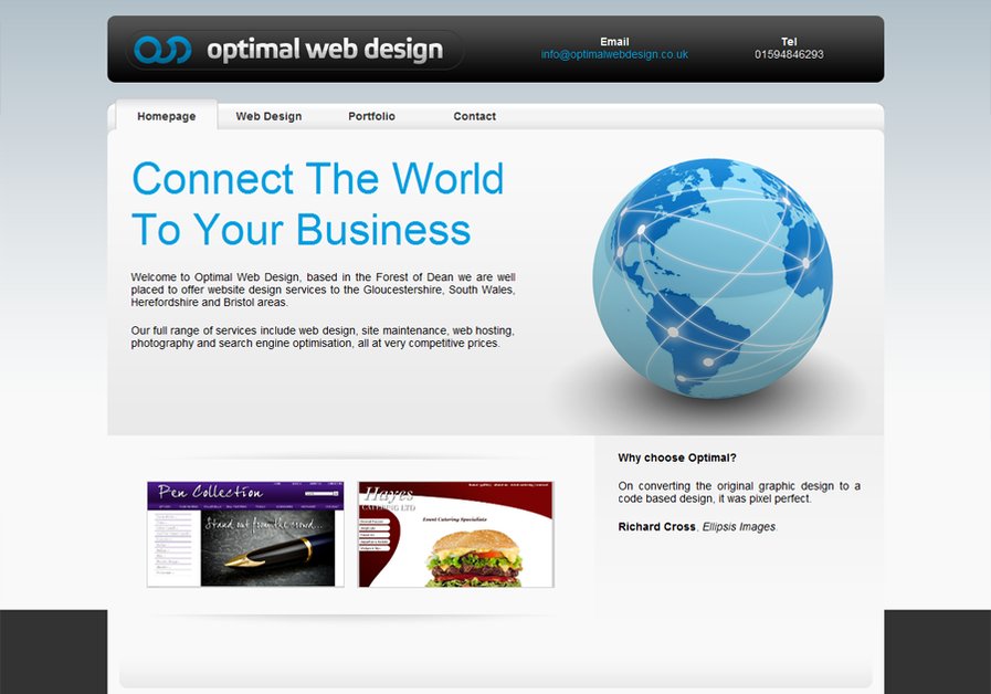 A great web design by Optimal Web Design, Gloucester, United Kingdom: 